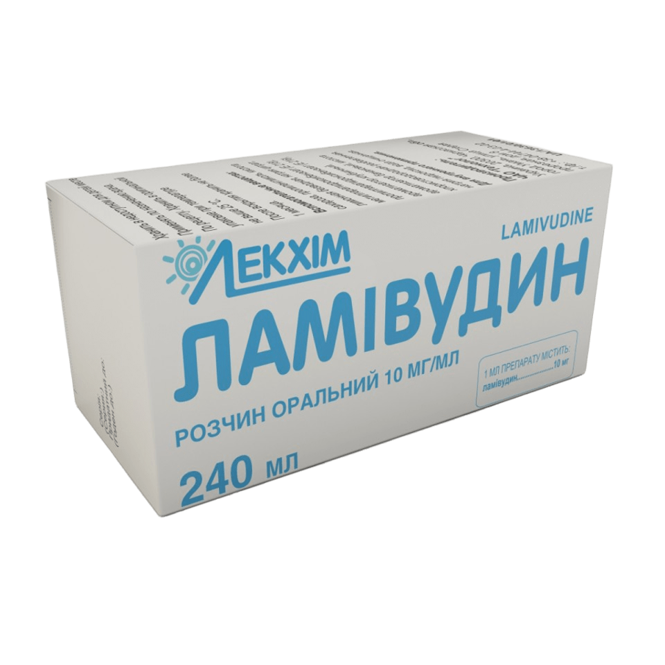 Ламівудин 10 мг мл 240 мл